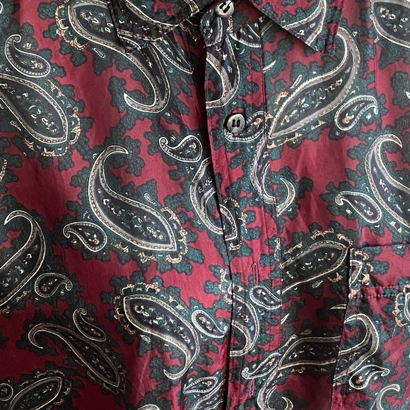 Vintage Paisley print 100% silk blouse - Picture 6 of 6